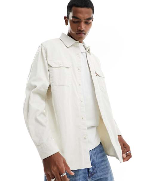 Levi's – Jackson – Gräddvit arbetsskjorta - view 1