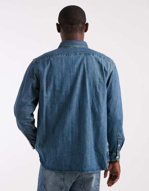 Levi's Jackson jeansowa koszula worker w jasnoniebieskim kolorze, 3 z 5