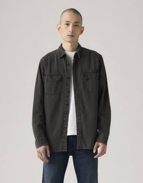 Levi's Jackson worker blairmore indigo yarndye in black - view 1