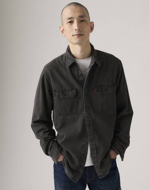 Levi's Jackson worker blairmore indigo yarndye in black, 4 of 4