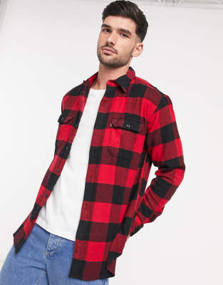 levi's red checkered jacket