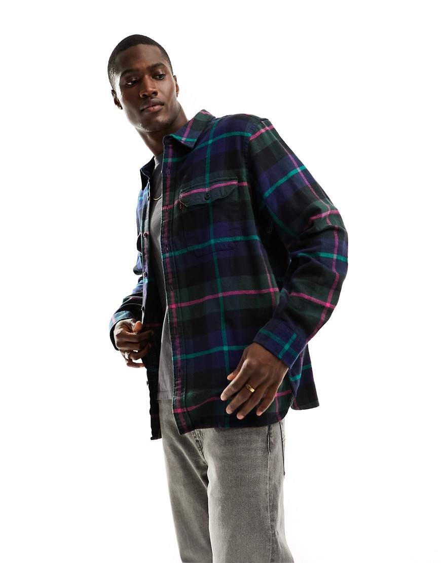 Levi's Jackson Worker shirt in black check