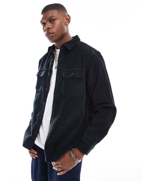 Levi's - Jackson - Worker-skjorte i sort fløjl - view 1