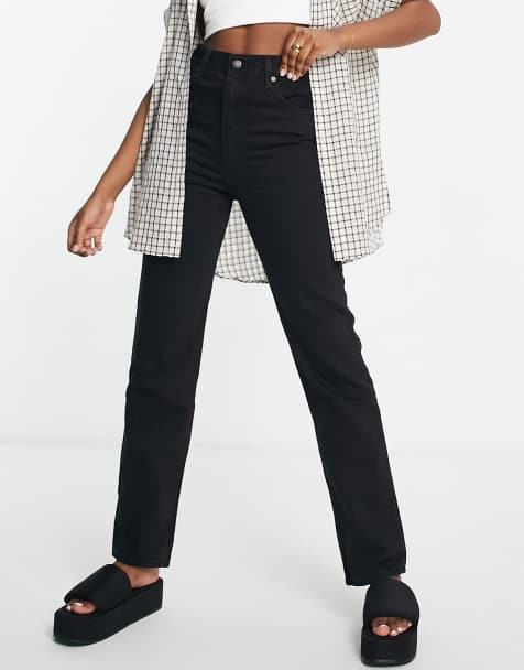 Levi's - Jaren 70-stijl smalle rechte jeans met hoge taille in zwart - view 1