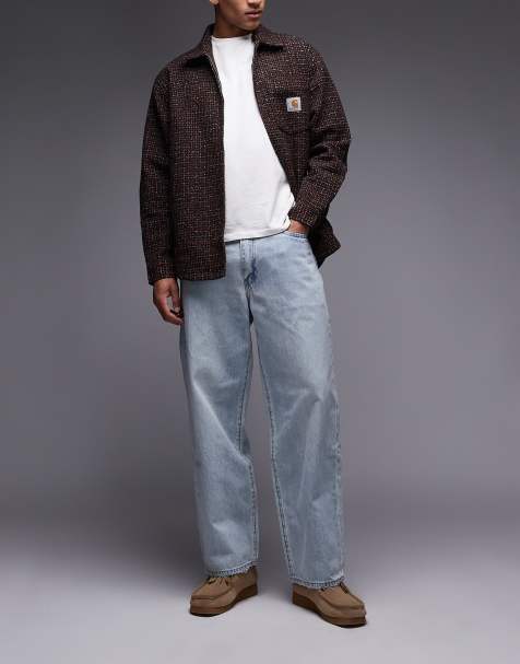 Levi's 578 baggy jeans in bleach wash 