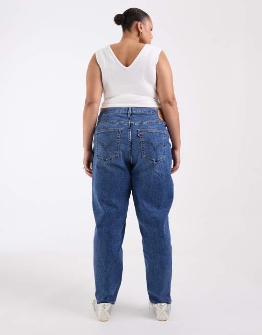 Levi's – Jasnoniebieskie jeansy mom fit z podwyższonym stanem , 2 z 5