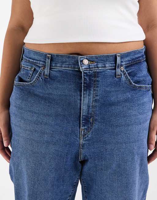 Levi's – Jasnoniebieskie jeansy mom fit z podwyższonym stanem , 5 z 5