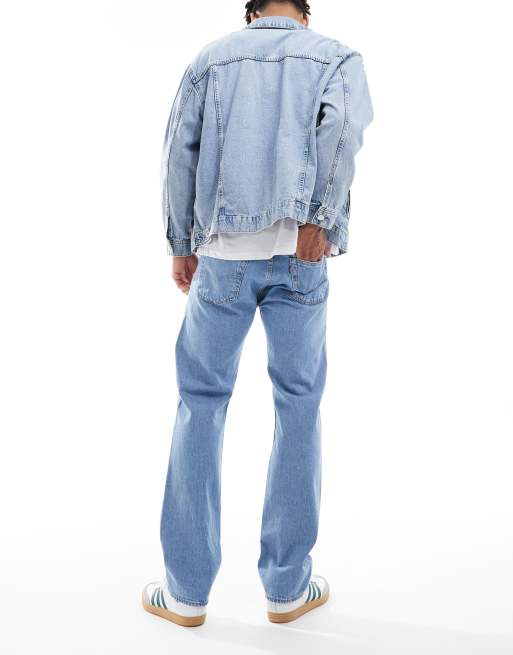 Levi's – Jasnoniebieskie jeansy o prostym kroju 501 Original, 3 z 5