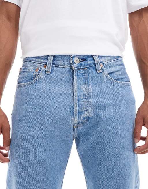 Levi's – Jasnoniebieskie jeansy o prostym kroju 501 Original, 5 z 5