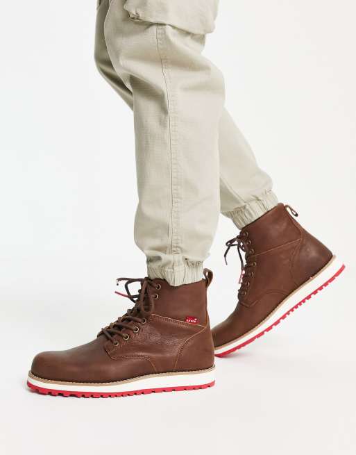 Levis jax on sale boots brown