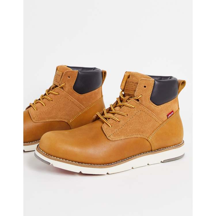 Levis yellow boots sale