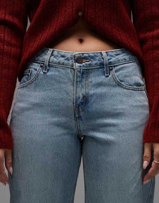 Levi's - Jean ample à taille basse - Bleu clair, 5 de 5