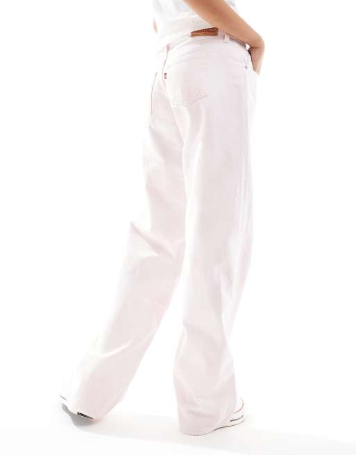 Levi's - Jean ample à taille ultra-basse d'ensemble - Rose, 4 de 5