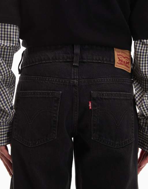Levi's - Jean ample à taille ultra-basse - Noir, 5 de 5