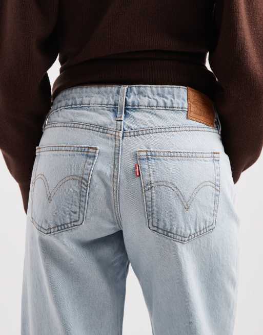 Levi's jean ample taille basse délavage clair, 4 de 5