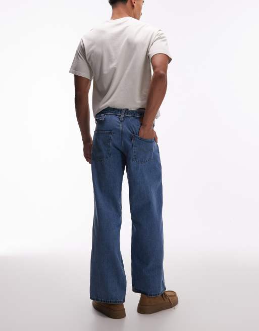 Levi's - Jean baggy à coutures tournantes - Bleu moyen délavé , 2 de 5