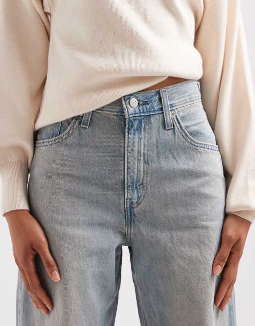 Levi's jean baggy cintré délavé à l'acide bleu, 5 de 5