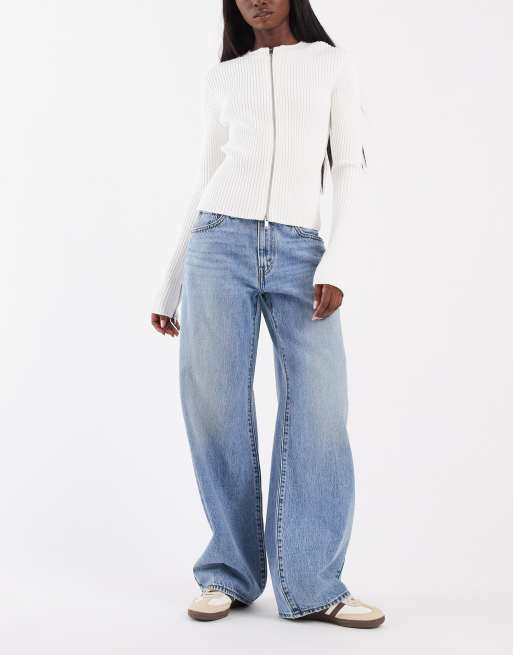 Levi's jean ballon middy en denim délavé clair, 6 de 6