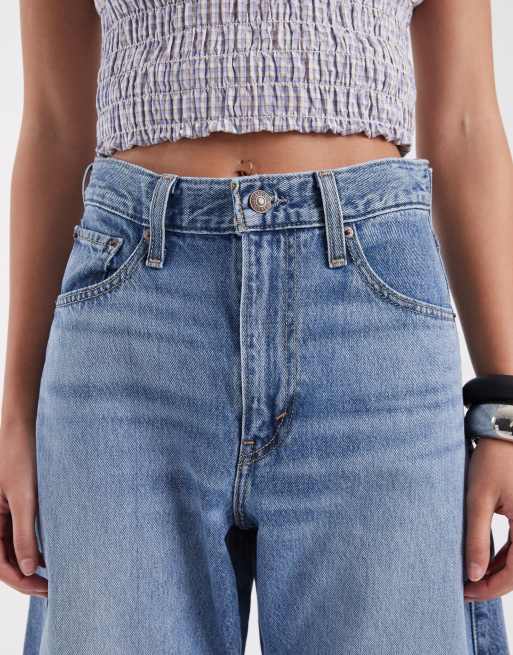 Levi's jean barrel cintré en denim délavage moyen, 4 de 5