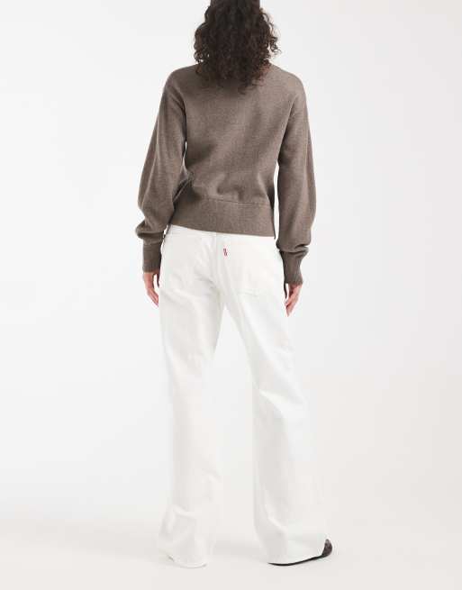 Levi's jean bootcut ample blanc, 2 de 5
