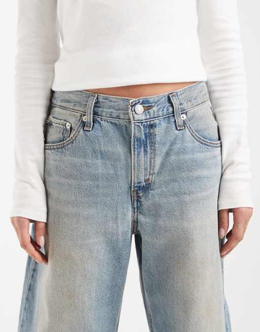 Levi's jean bootcut ample bleu moyen teinté jaune, 5 de 5