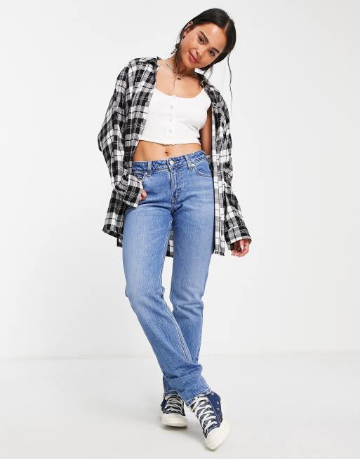 Levi's - Jean coupe bootcut taille basse - Bleu moyen délavé | ASOS