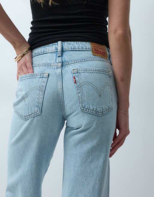 Levi's jean droit superlow bleu clair, 4 de 5