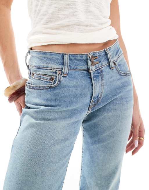Levi's Jean évasé à taille ultra basse Bleu clair ASOS