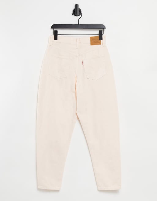 Levi's - Jean fuselé et ample à taille haute - Écru, 2 de 4