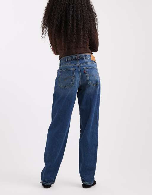 Levi's jean loose fuselé délavage moyen, 3 de 5
