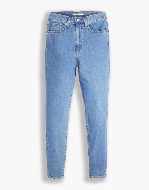 Levi's - Jean mom à taille haute - Bleu délavé moyen , 6 de 6