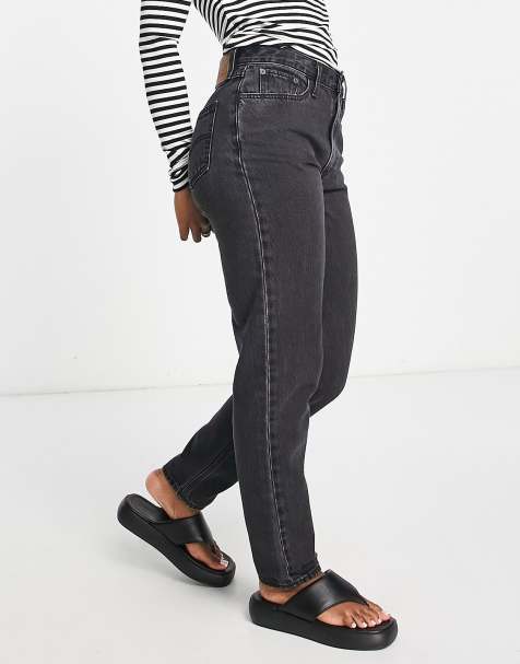 Levi's - Jean mom style années 80 - Noir délavé - view 1