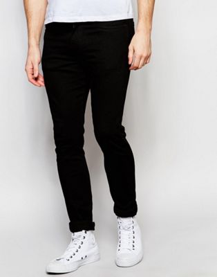 Levi's Jeans 519 Super Skinny Fit Stretch Darkness Black | ASOS