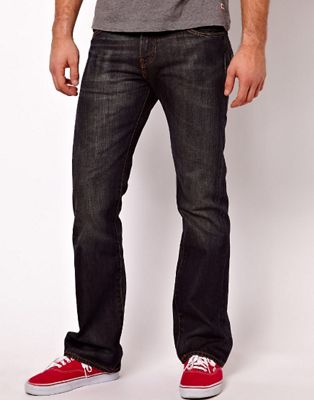 levis 527 black bootcut jeans