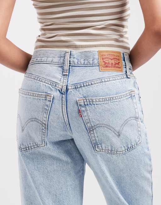 Levi's - Jeans bootcut ampi a vita medio alta lavaggio candeggiato, 4 di 5