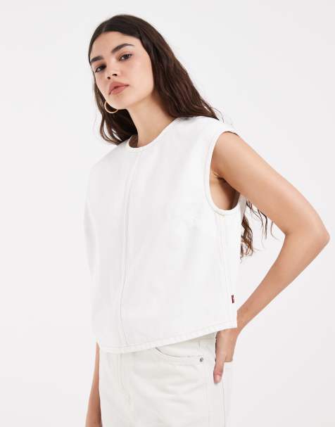 Levi's – Jeans-T-Shirt in Weiß - view 1