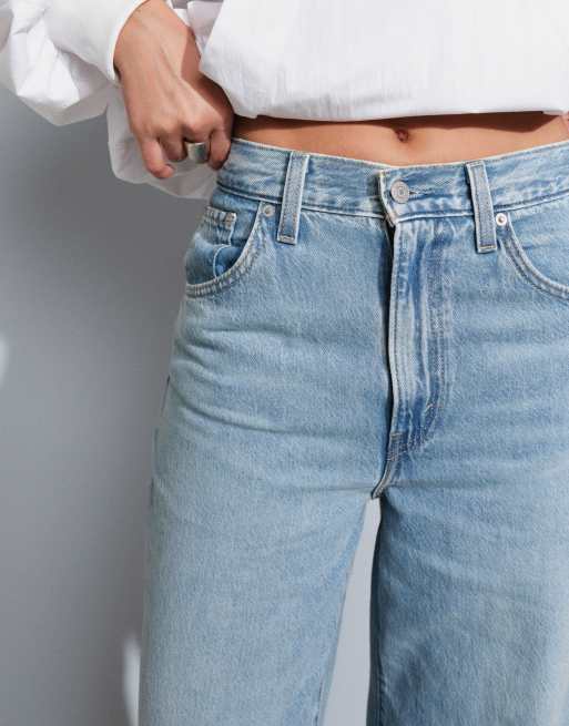 Levi's jeansy baggy z regulacją w talii w jasnym odcieniu, 4 z 5