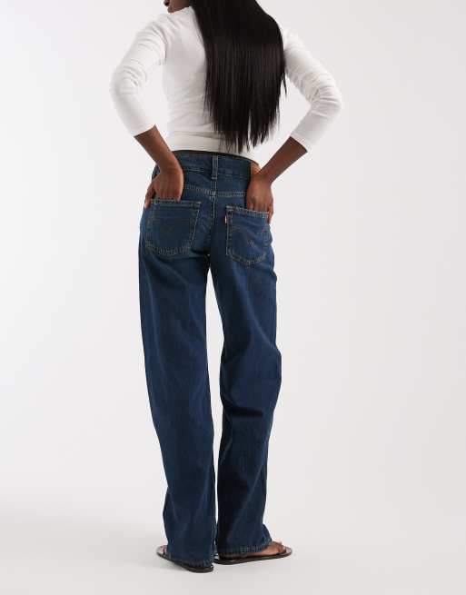 Levis jeansy straight superlow w ciemnym odcieniu, 2 z 5