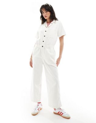 Levi's jumpsuit with short sleeves in white