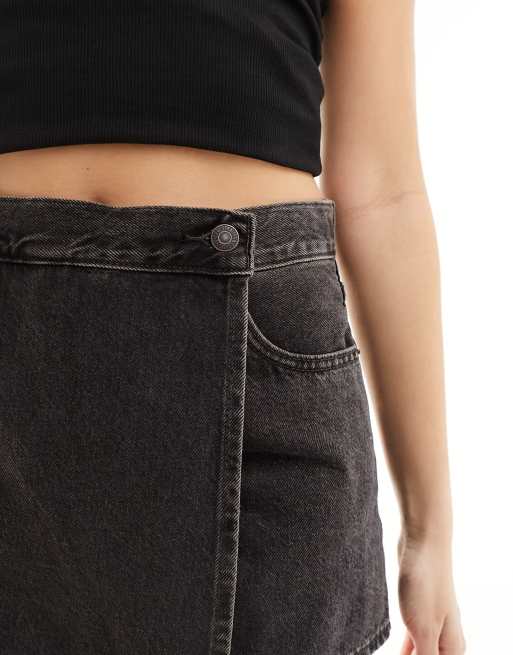 Levi s Jupe short en jean Noir