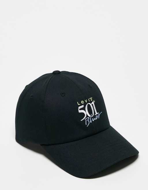 Levi's – Kappe in Schwarz mit „501“-Geburtstagslogo