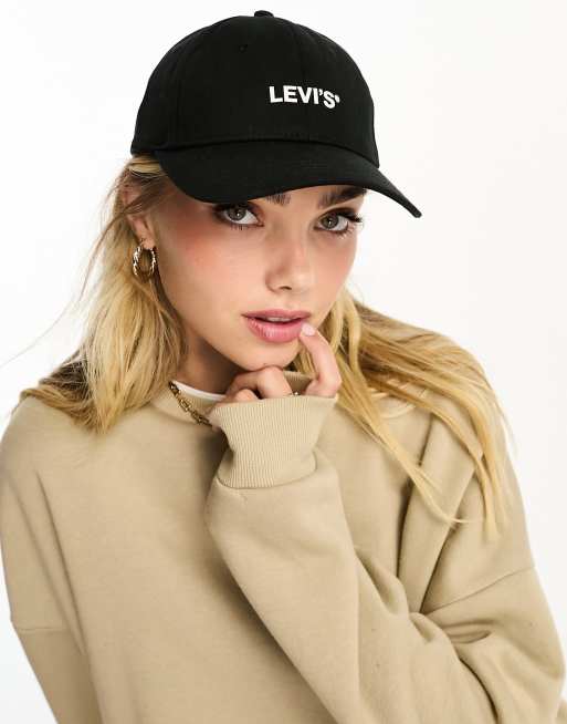 Levi's – Kappe in Schwarz mit Logo