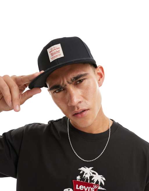 Levi's – Kappe in Schwarz mit Logo