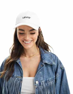 Levi's - Kappe in Weiß mit Logo