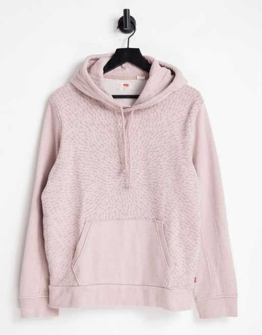 Levi's – Kapuzenpullover in Rosa