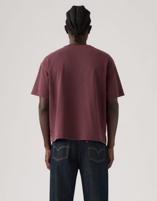 Levi's kastiges T-Shirt in Rot, 2 von 4
