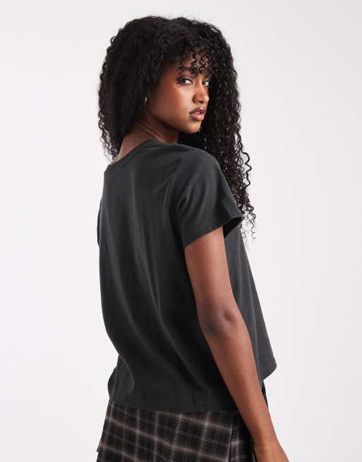 Levi's – Kastiges T-Shirt in Schwarz mit Western-Grafikmotiv und Logoprint, 4 von 4