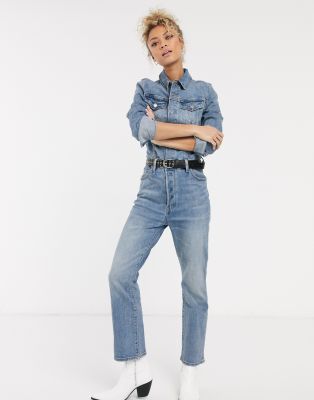 levi's kick flare jumpsuit