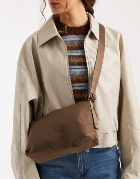 Levi's – Kleine, gewebte Schultertasche in Khaki - view 1