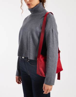 Levi's - Kleine, gewebte Schultertasche in Rot